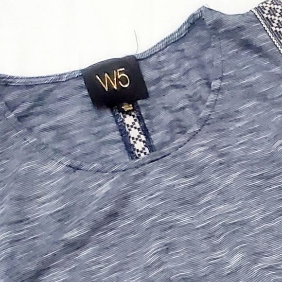 FINAL PRICE 🔥 ANTHROPOLOGIE W5 Americana Printed Tape Top - Picture 8 of 8